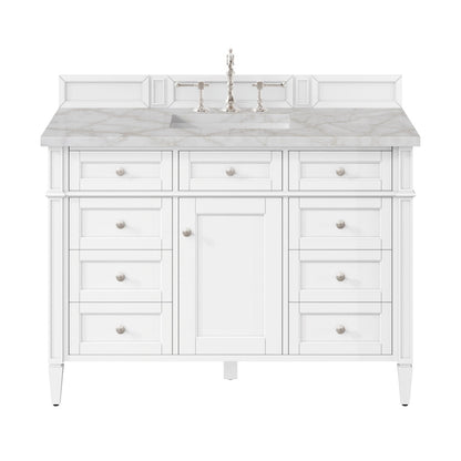 Brittany 48" Single Vanity in Bright White