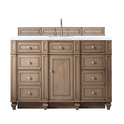 Bristol 60" Single Vanity Cabinet, Bright White