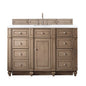 Bristol 60" Single Vanity Cabinet, Bright White