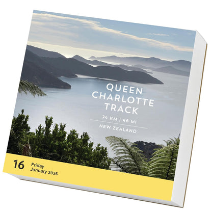Walks of the World Page-A-Day Calendar 2026: 25 Epic Treks and Multiday Hikes