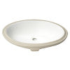 ALFI brand  ABC602 White 23" Oval Undermount Ceramic Sink