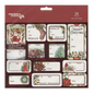 Foil Peel and Stick Gift tags - Classic Red