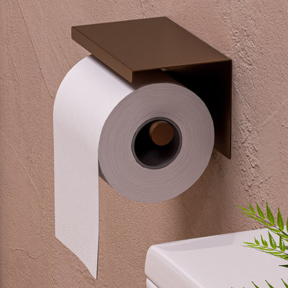 AlFI brand ABTPP66 Stainless Steel Toilet Paper Holder with Shelf