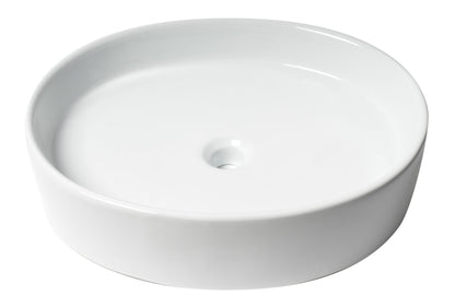 ALFI brand  ABC911 White 22" Oval Above Mount Ceramic Sink