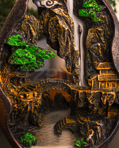 Mountain Temple - Backflow Incense Burner