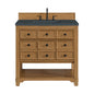 Malibu 36" Single Vanity Cabinet, Amber Birch