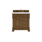 James Martin 547-V36 Brookfield 36” Single Vanity – Black Onyx / Honey Oak / Pearl Charcoal