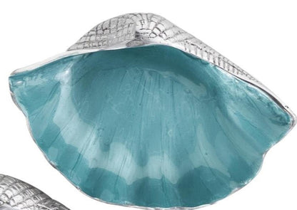 Multi-Colored Aluminum Shell Decorative Bowls