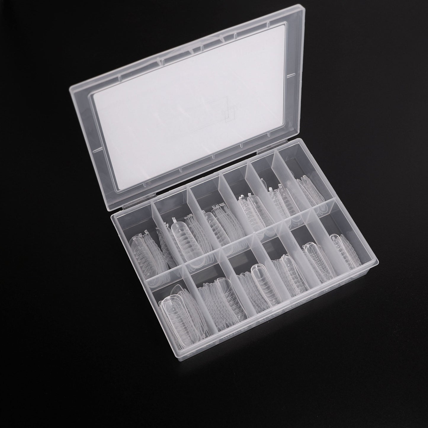 KOMILFO ACRY GEL TOP NAIL FORMS, MULTISHAPE. TOP FORMS FOR BUILDING, UNIVERSAL, 120 PIECES  456062