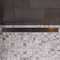 ALFI brand ABLD47D ABLD47D 47" Stainless Steel Linear Shower Drain with Groove Lines