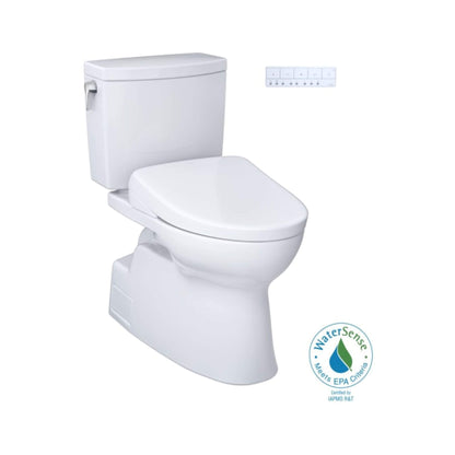 [MW4744736CUFG#01] TOTO Vespin II 1 GPF Elongated Chair Height Toilet With Washlet S7A Auto Open Bidet Seat (SAK56135)
