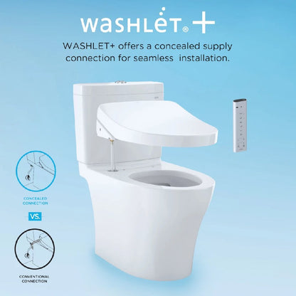 [MW6423084CUFG#01] TOTO Nexus 1G Elongated Toilet With Washlet C5 Bidet Seat (SAK89135)