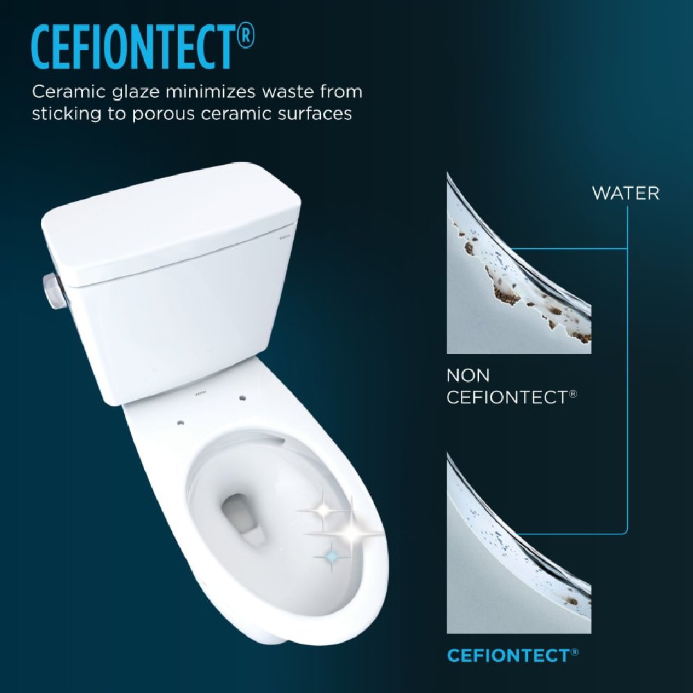 [MW6463074CEMFGN#01] TOTO Aquia IV 1.28 GPF And 0.9 GPF Dual Flush Elongated Chair Height Toilet With C2 Bidet Seat (SAK90875)