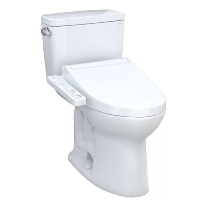 [MW7763074CEFG#01] TOTO Drake Washlet C2 And 1.28 GPF Left Hand Lever With Elongated Universal Height Bidet Toilet (SAK01352)