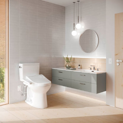 [MW7763074CEFG.10#01] TOTO Drake 1.28 GPF With Washlet C2 Elongated Bidet Toilet And 10" Rough In (SAK73915)