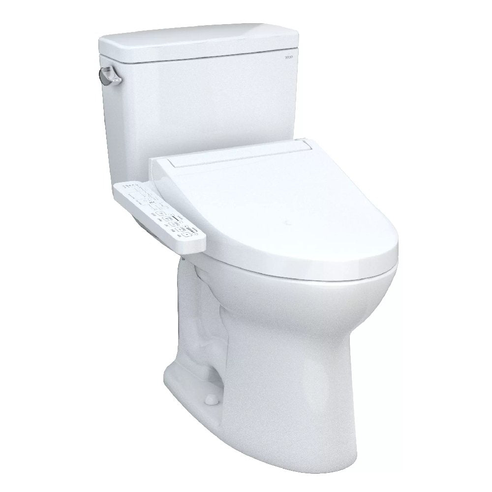 [MW7763074CEFG.10#01] TOTO Drake 1.28 GPF With Washlet C2 Elongated Bidet Toilet And 10" Rough In (SAK73915)