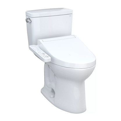 [MW7763074CEG#01] TOTO Drake 1.28 GPF Two Piece Elongated With Left Hand Lever And Washlet C2 Bidet Seat (SAK87823)