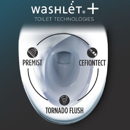 [MW7763074CSFG#01] TOTO Drake Washlet C2 With 1.6 GPF Universal Height Elongated Toilet (SAK14526)