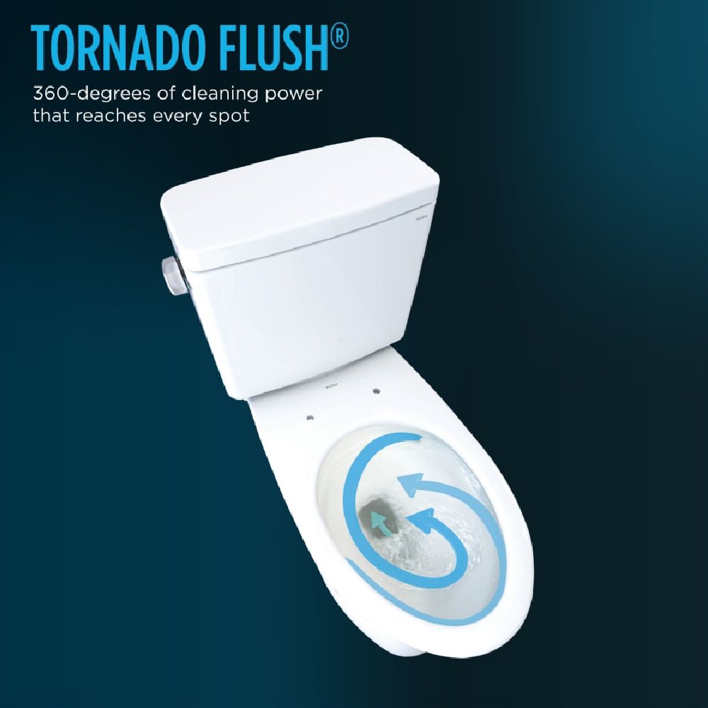 [MW7763074CSFG.10#01] TOTO Drake Washlet C2 With 1.6 GPF Universal Height Bidet Toilet With Left Hand Lever (SAK75918)