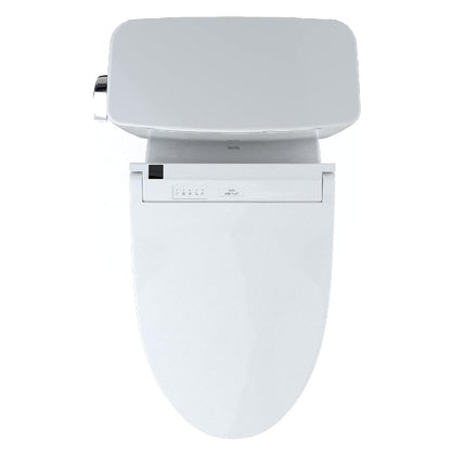 [MW7763084CEFG.10#01] TOTO Drake 1.28 GPF Elongated Universal Height EWater+ Toilet With C5 Bidet Seat (SAK56192)