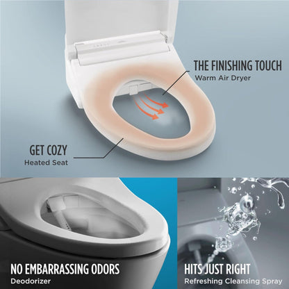 [MW7763084CSG#01] TOTO Drake C5 Bidet Seat With 1.6 GPF Tornado Flush (SAK12230)