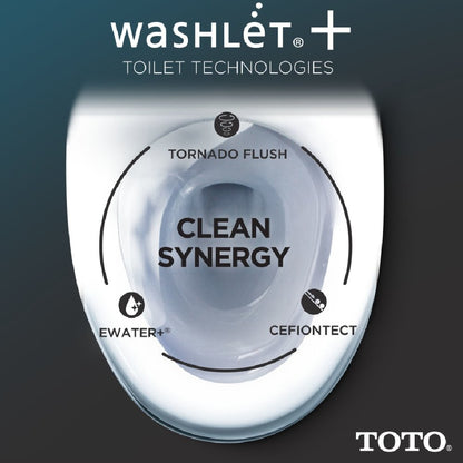 [MW7764726CEFG.10#01] TOTO Drake 1.28 GPF Universal Height Toilet With Washlet S7 Bidet Seat And 10" Rough In (SAK58267)