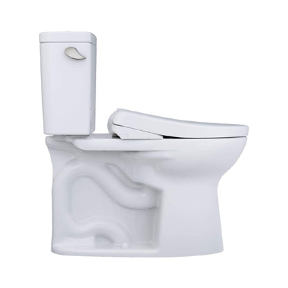 [MW7764726CEG#01] TOTO Drake 1.28 GPF Two Piece Washlet Elongated Toilet Seat With S7 Heated Bidet Seat  And EWater+ (SAK52645)