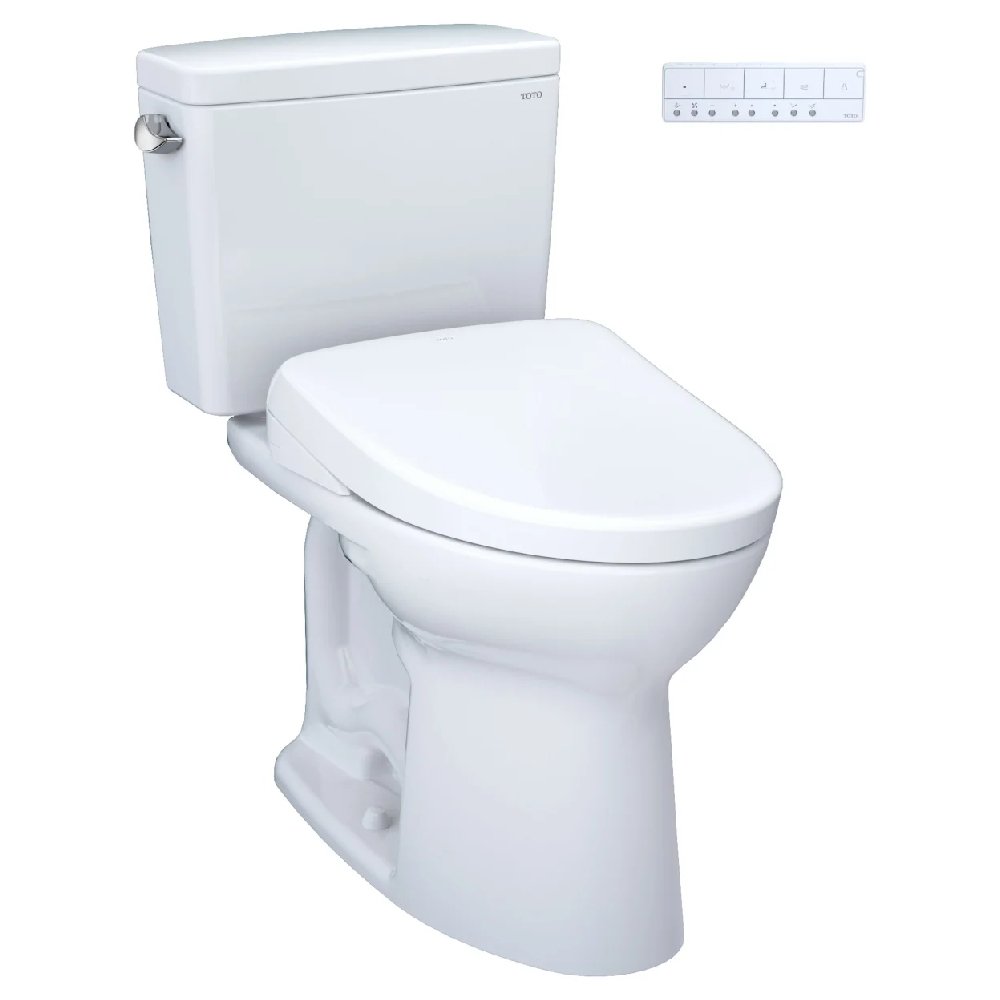 [MW7764726CSGA#01] TOTO Drake 1.6 GPF With Washlet S7 Auto Flush Elogated Bidet Seat Toilet (SAK39475)