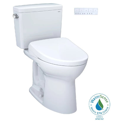 [MW7764736CEGA#01] TOTO Drake 1.28 GPF Elongated Toilet With Washlet S7A Heated Auto Open Bidet Seat (SAK85137)
