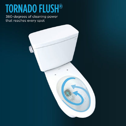 [MW7863084CEFG.10#01] TOTO Drake Washlet C5 With 1.28 GPF Elongated Bidet Toilet With Left Hand Lever (SAK78219)