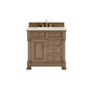 James Martin 547-V36 Brookfield 36” Single Vanity – Black Onyx / Honey Oak / Pearl Charcoal