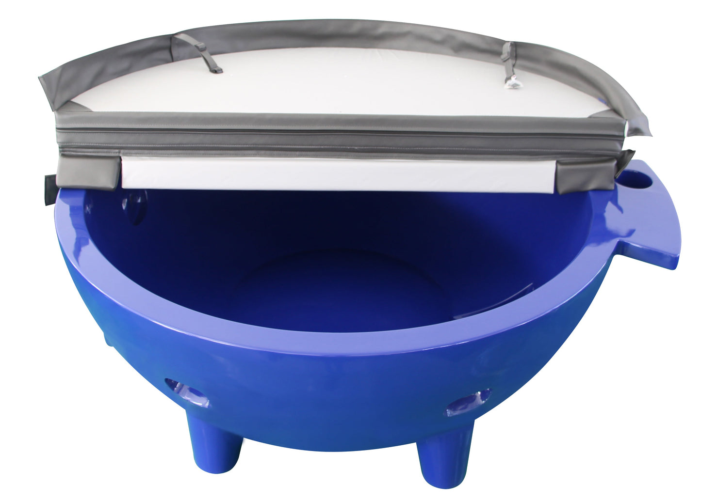 ALFI brand FireHotTub FireHotTub The Round Fire Burning Portable Outdoor Hot Bath Tub