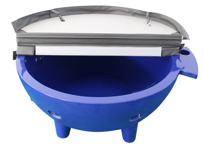 ALFI brand FireHotTub FireHotTub The Round Fire Burning Portable Outdoor Hot Bath Tub