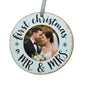 First Christmas as Mr & Mrs - Photo Ornament