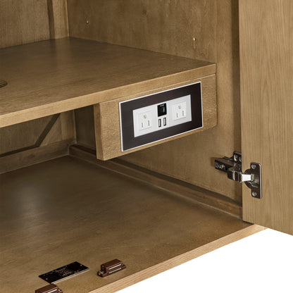 Laurent 30" Single Vanity Cabinet, Light Natural Oak