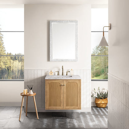 Laurent 30" Single Vanity Cabinet, Light Natural Oak
