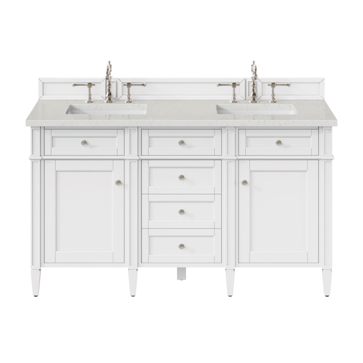 Brittany 60" Double Vanity in Bright White