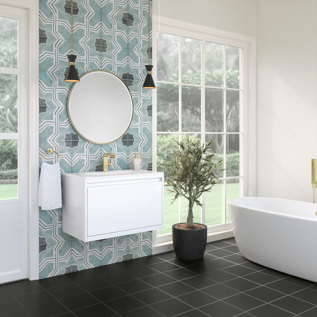 Mantova 31.5" Single Vanity Cabinet