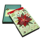 Gift Card Box - Rectangle - Poinsettia