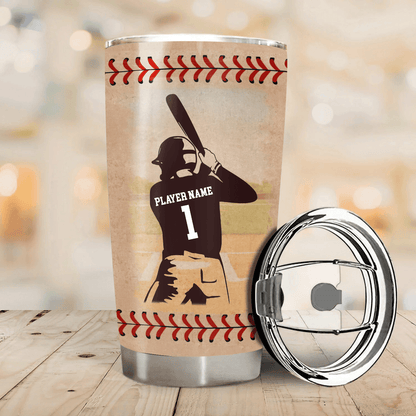 My Favorite Player Calls Me Grandma - Personalized Custom 20oz Fat Tumbler Cup - Birthday, Loving, Funny Gift for Grandma/Nana/Mimi, Mom, Wife, Grandparent