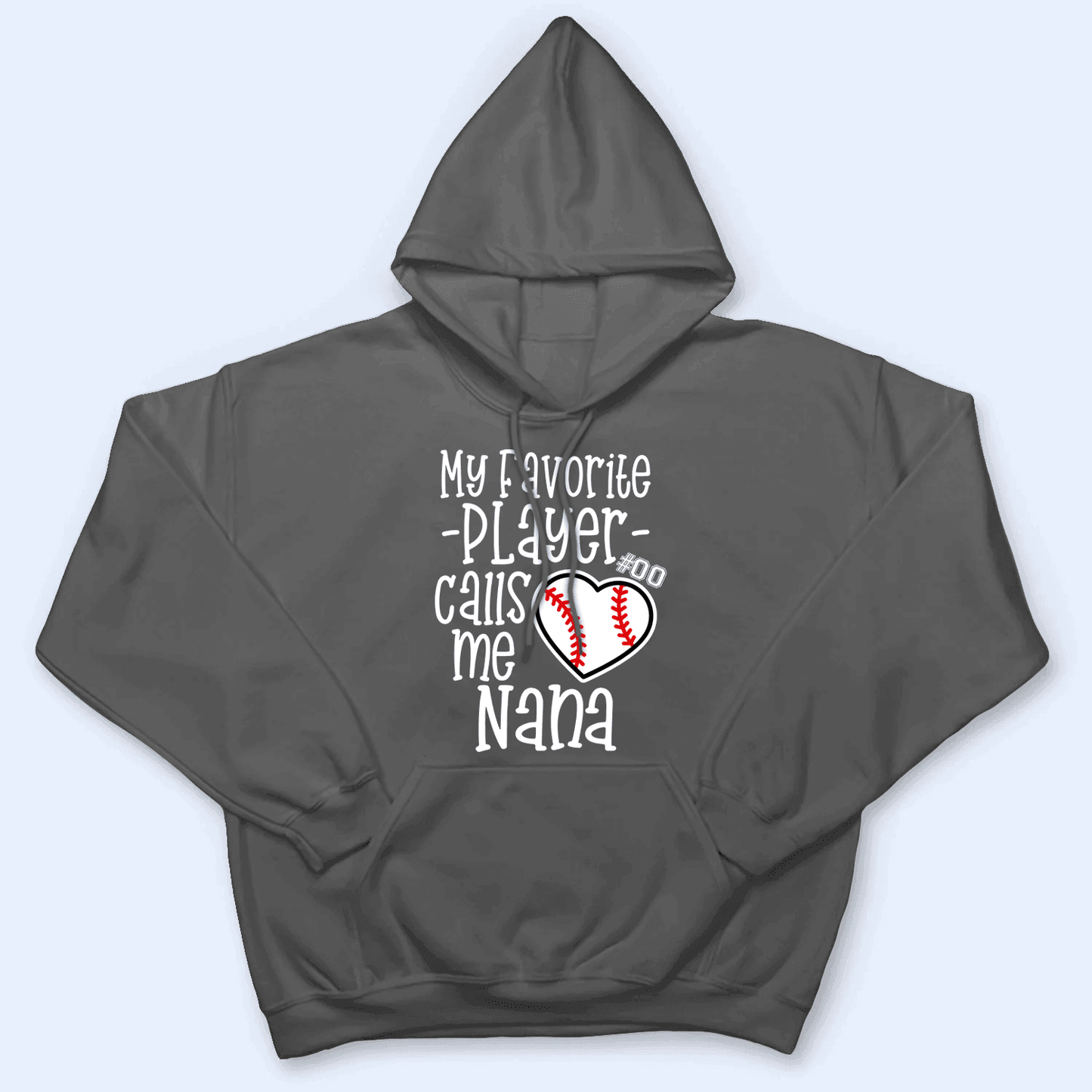 My Favorite Player Calls Me Grandma - Personalized Custom T Shirt - Birthday, Loving, Funny Gift for Grandma/Nana/Mimi, Mom, Wife, Grandparent
