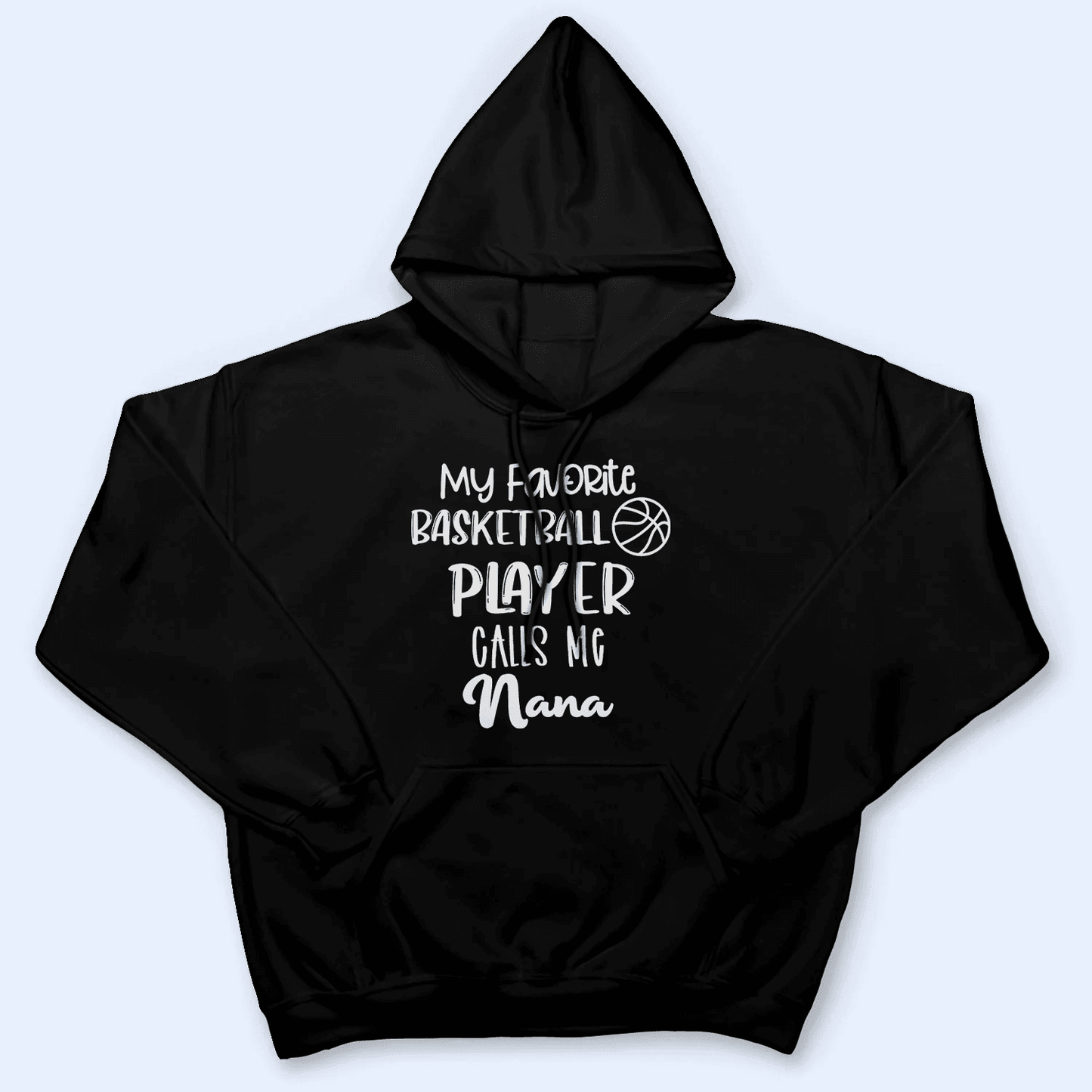 My Favorite Sport Player Calls Me Grandma White Lettering - Baseball/ Softball/Football Personalized Custom T Shirt - Birthday, Loving, Funny Gift for Grandma/Nana/Mimi, Mom, Wife, Grandparent