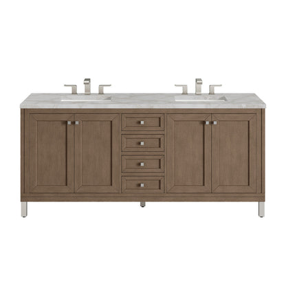 Chicago 72" Double Vanity Cabinet