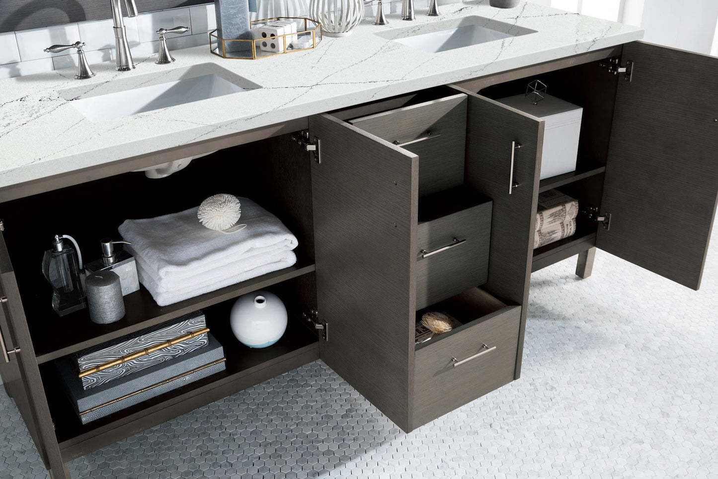 Metropolitan 72" Double Vanity Cabinet