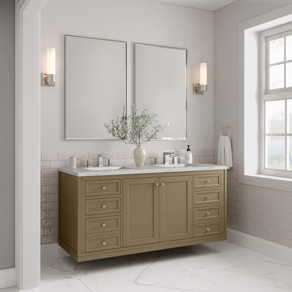 Chicago 60" Double Vanity