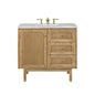 Laurent 36" Single Vanity Cabinet, Light Natural Oak