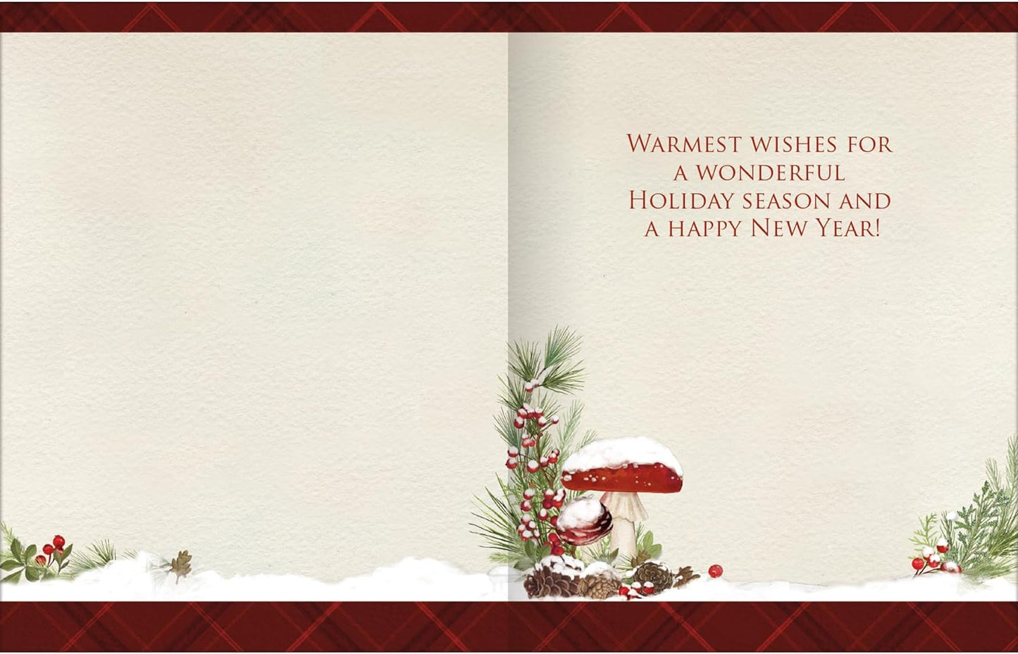 Holiday Mushrooms Boxed Christmas Cards