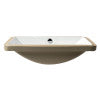 ALFI brand  ABC603 White 24" Rectangular Undermount Ceramic Sink