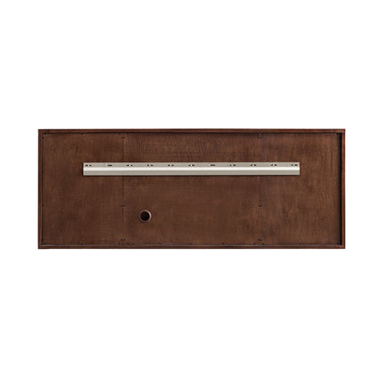 Amberly 60" Single Vanity Cabinet, Mid-Century Walnut