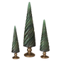 Elegant Resin Holiday Trees -